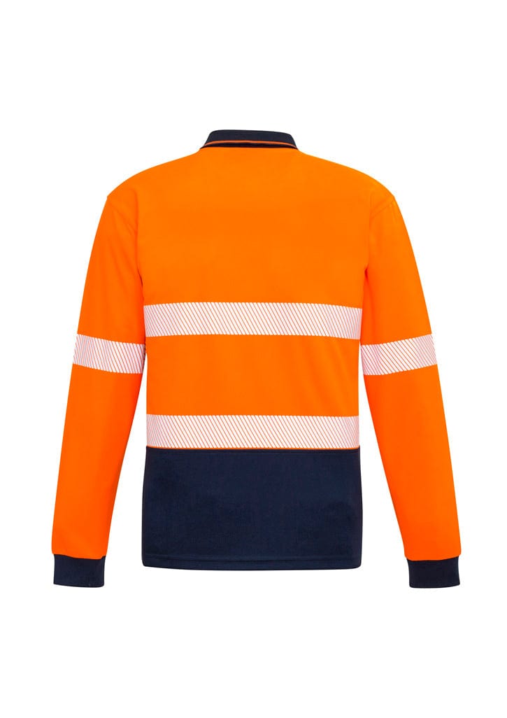 Syzmik Polos / Shirts Syzmik Unisex Hi Vis Segmented L/S Polo - Hoop Taped