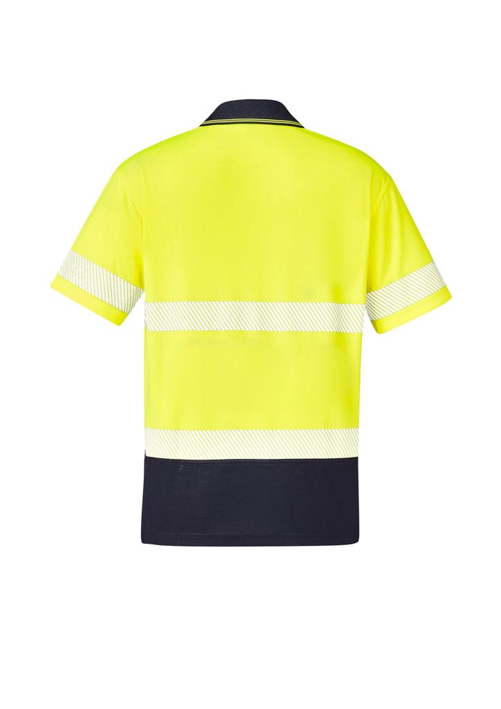 Syzmik Polos / Shirts Syzmik Unisex Hi Vis Segmented S/S Polo - Hoop Taped
