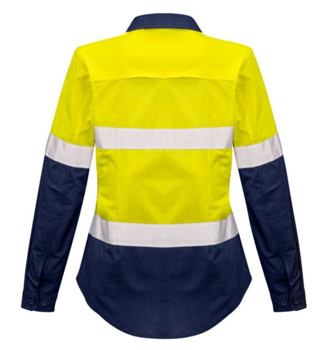 Syzmik Polos / Shirts Syzmik Women's Rugged Cooling Taped Hi Vis Spliced Shirt
