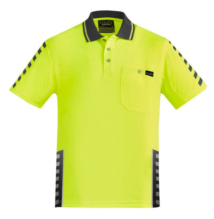 Syzmik Polos / Shirts Yellow/Charcoal / 2XS Syzmik Men's Komodo Polo