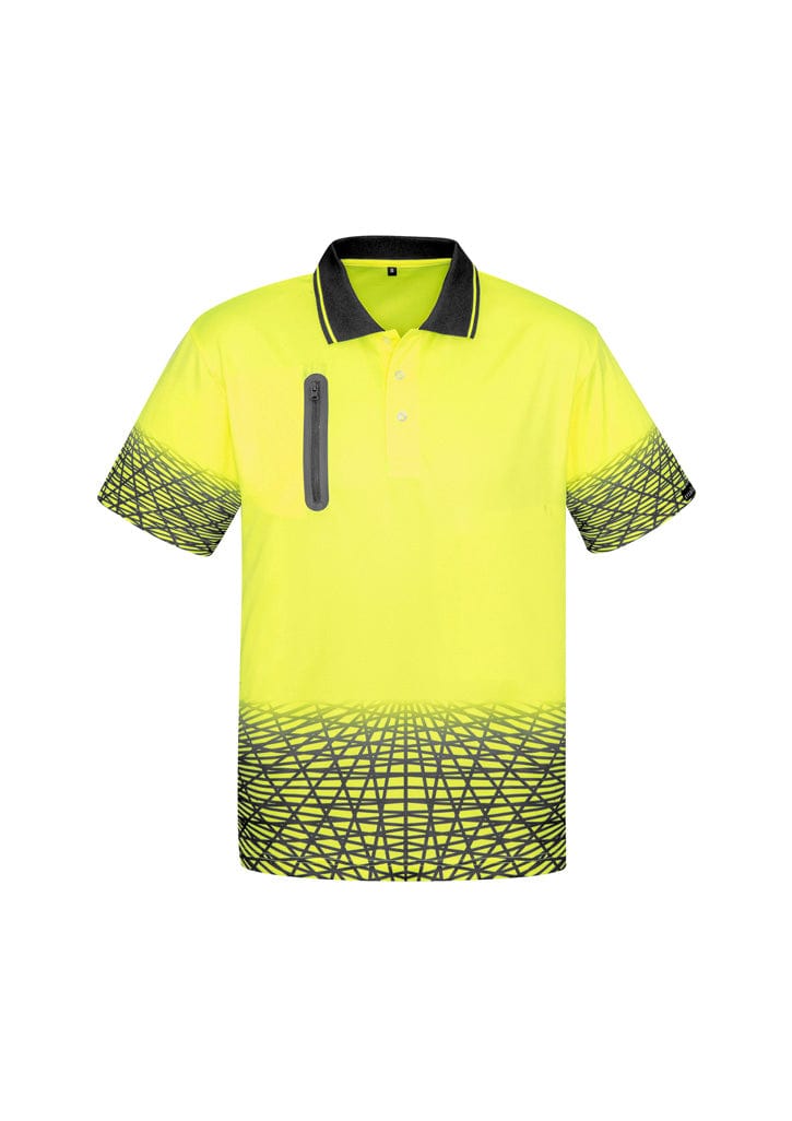Syzmik Polos / Shirts Yellow/Charcoal / XS Syzmik Men's Tracks Polo