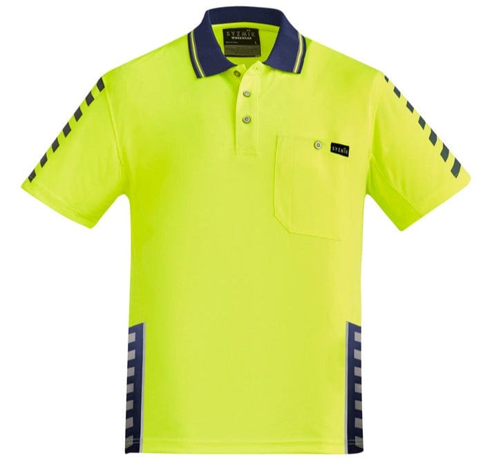 Syzmik Polos / Shirts Yellow/Navy / 2XS Syzmik Men's Komodo Polo