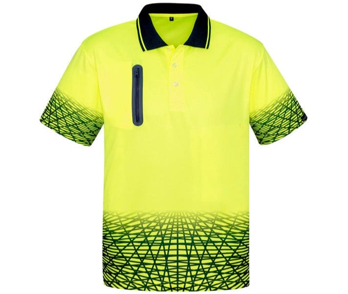 Syzmik Polos / Shirts Yellow/Navy / XS Syzmik Men's Tracks Polo