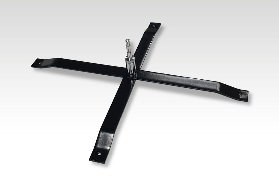 The Colour Cartel Decals / Signage Small (2400mm H) / Black / Premium Cross Base Bow Banner