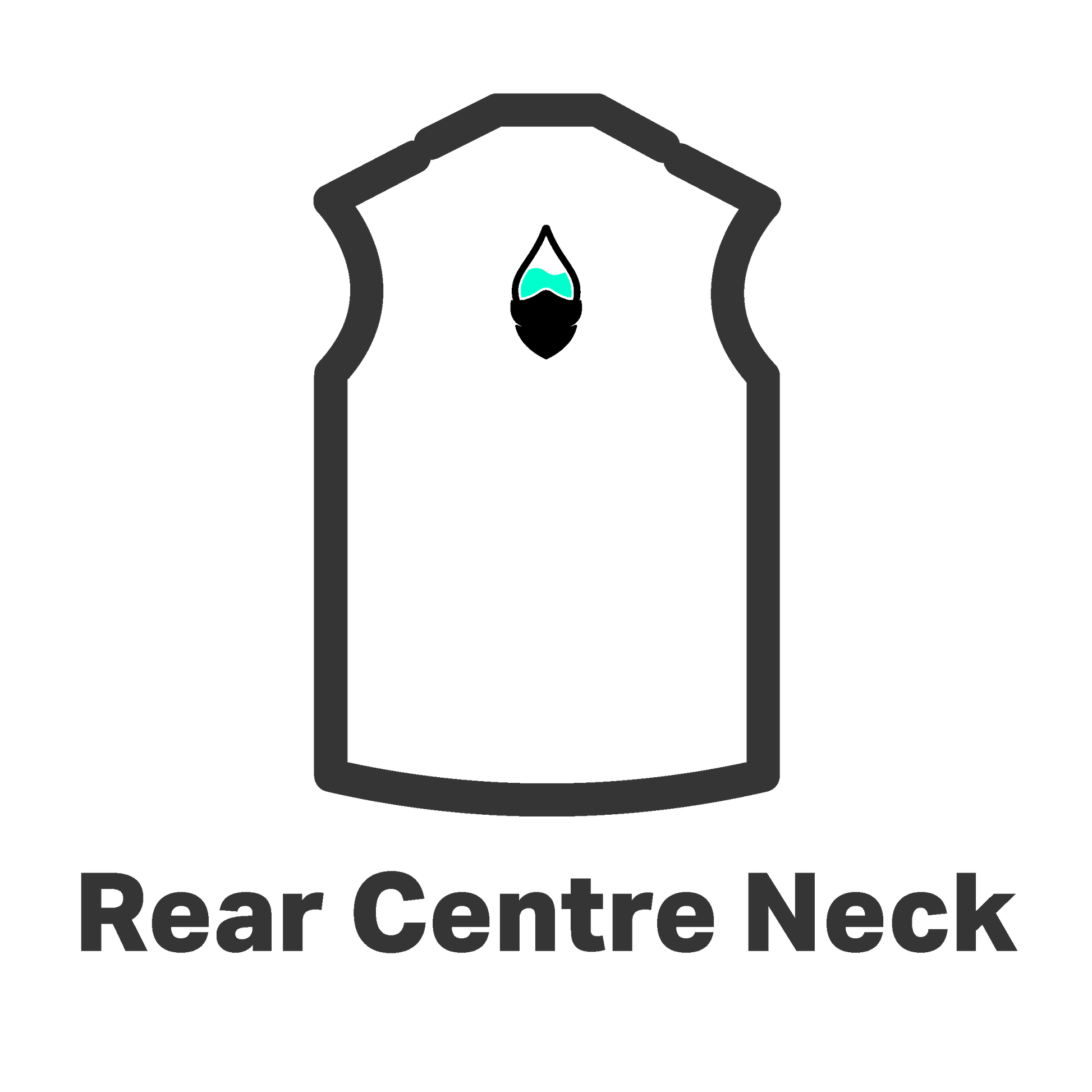 The Colour Cartel Jackets / Vests Vest Rear Centre Neckline