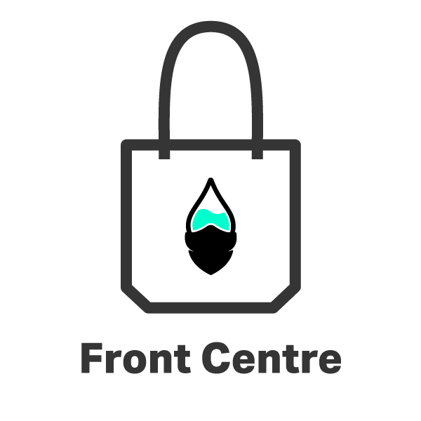 The Colour Cartel Print Position Tote Centre