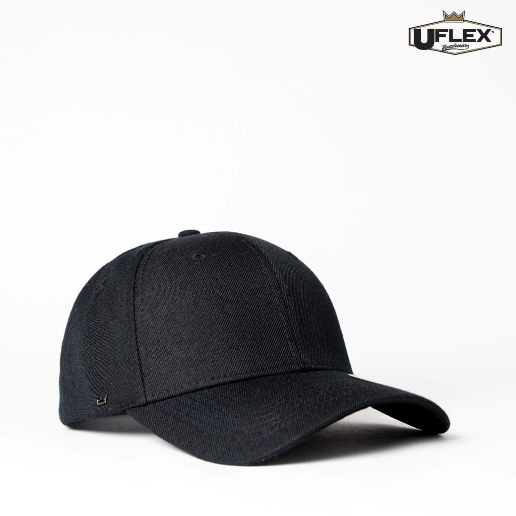 UFlex Hats Black / OS UFlex Adults Pro Style 6 Panel Snapback
