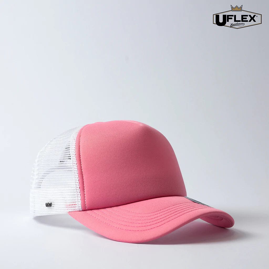 UFlex Hats Pink/White Mesh / OS UFlex Snap Back Trucker