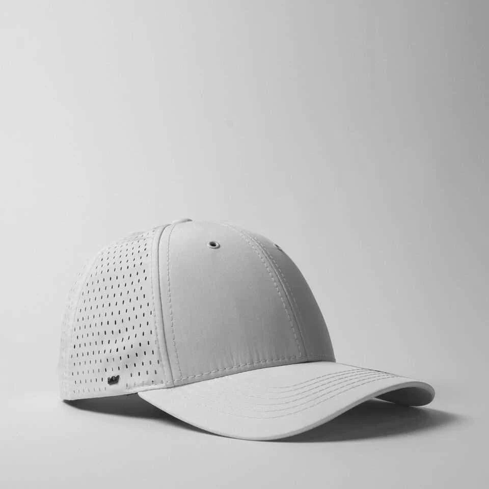 UFlex Hats White / OS UFlex Adults High Tech Curved Peak Snapback