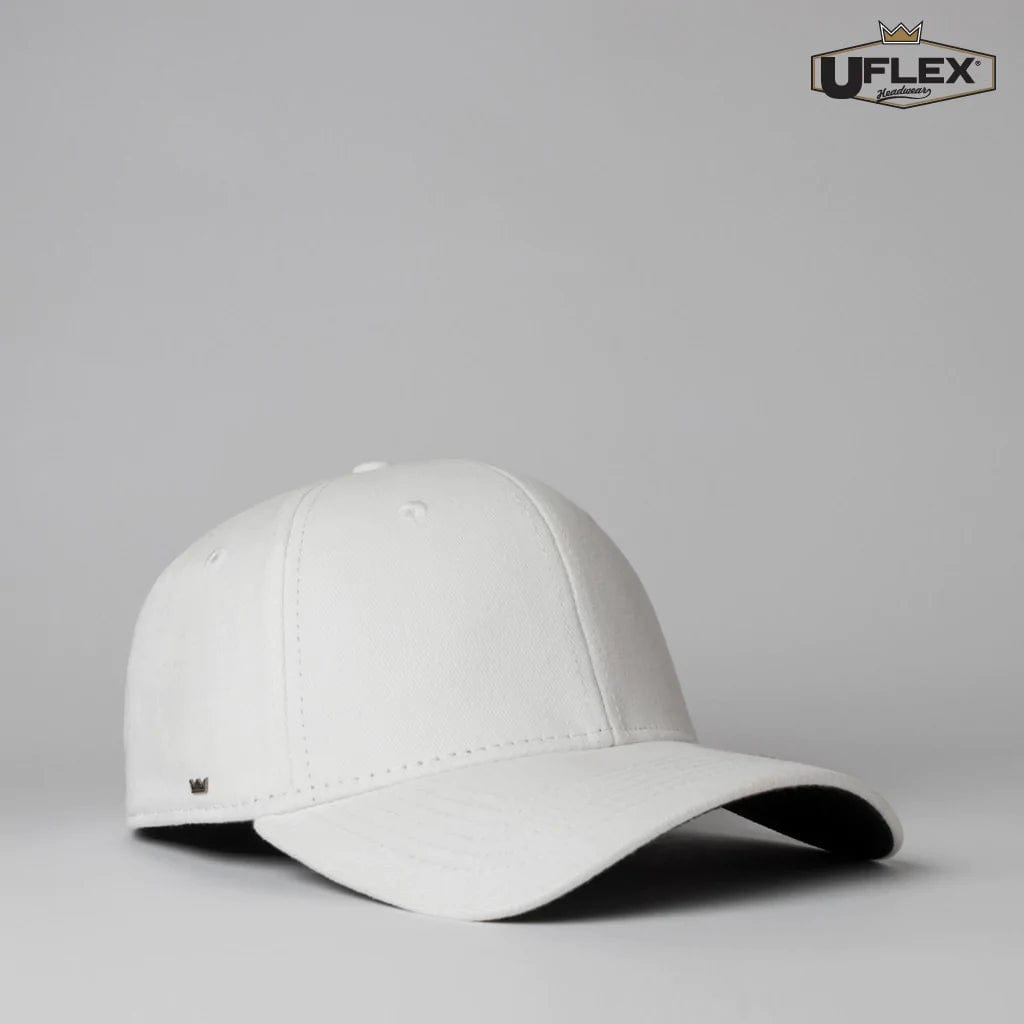 UFlex Hats White / S/M UFlex Adults Pro Style 6 Panel Fitted