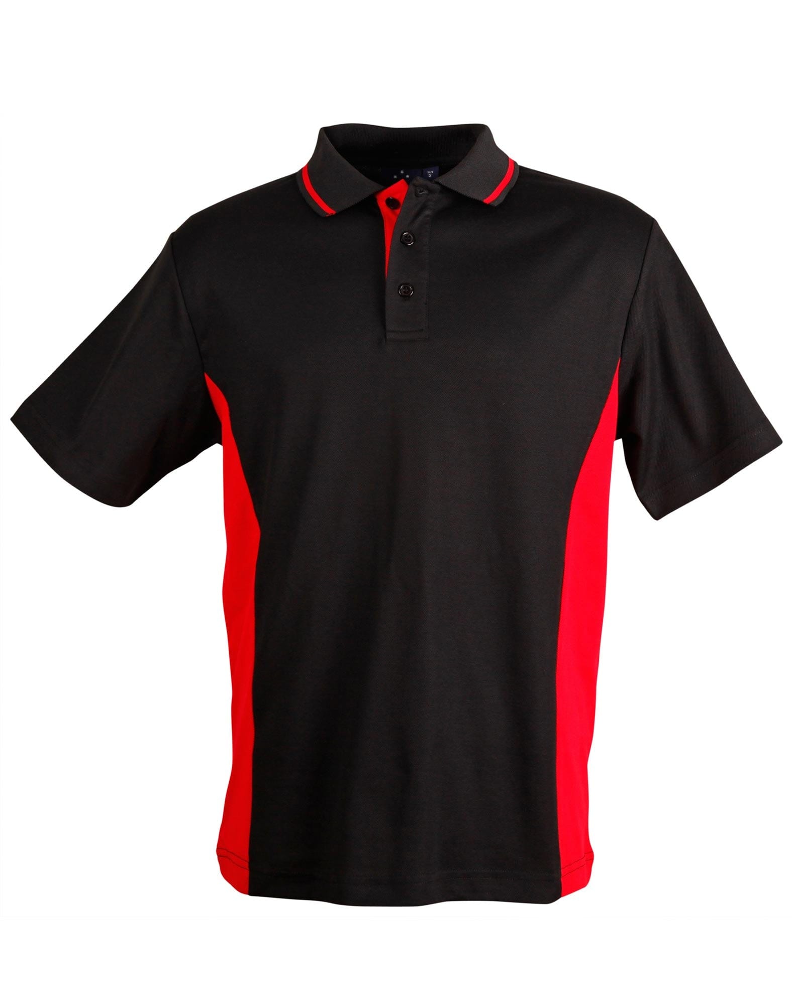 Winning Spirit Polos / Shirts Black/Red / S Winning Spirit Teammate Polo