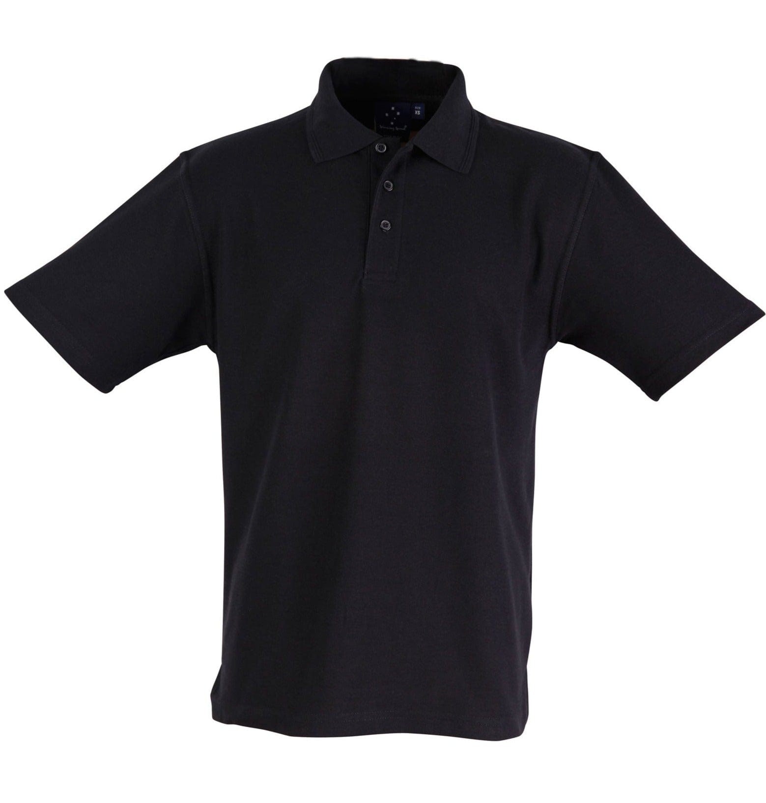 Winning Spirit Polos / Shirts Black / XS Winning Spirit Traditional Polo