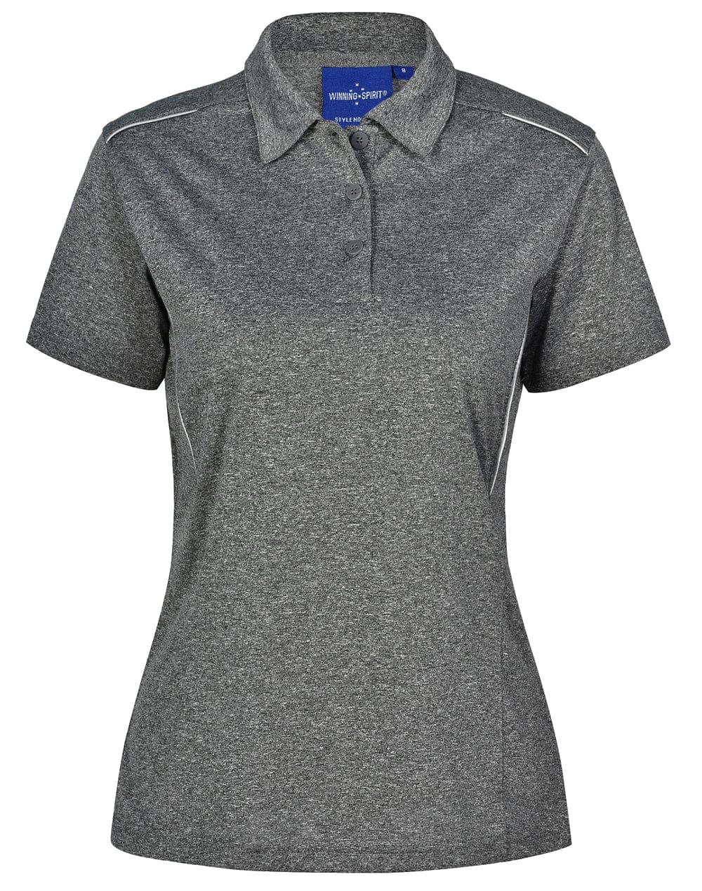 Winning Spirit Polos / Shirts Charcoal / 3XS Winning Spirit Ladies Harland Polo