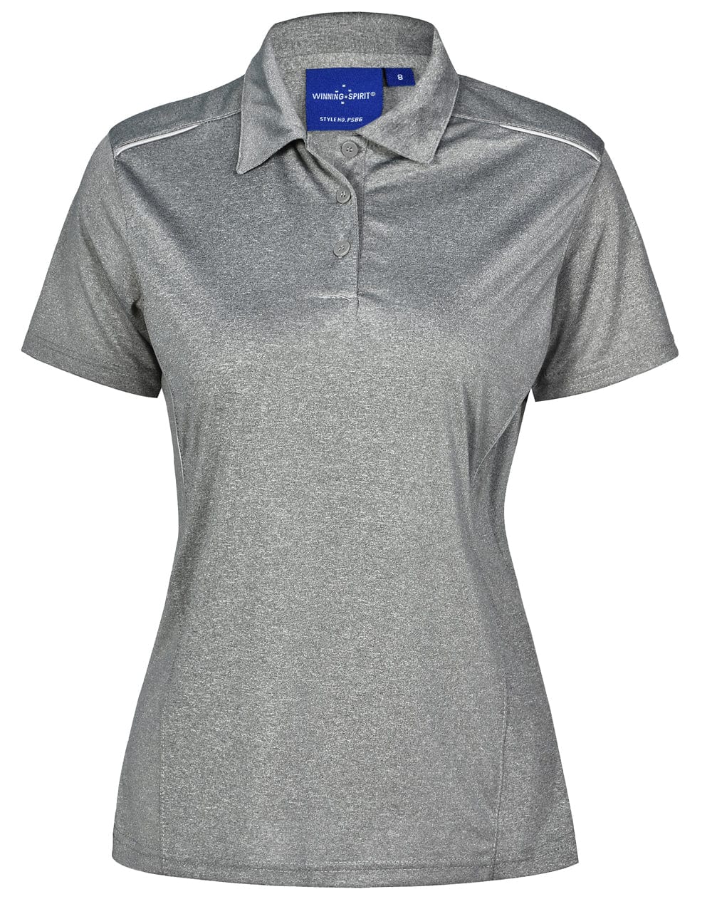 Winning Spirit Polos / Shirts Silver Grey / 3XS Winning Spirit Ladies Harland Polo