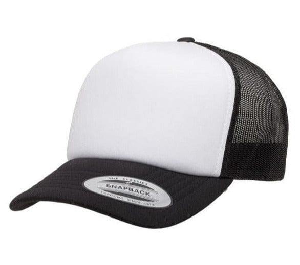 Yupoong Hats Black/White / OSFA Yupoong Classics Hi Crown Trucker
