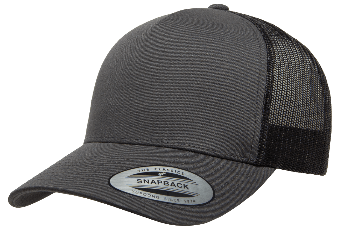 Yupoong Hats Charcoal / OSFA Yupoong Trucker 5Panel