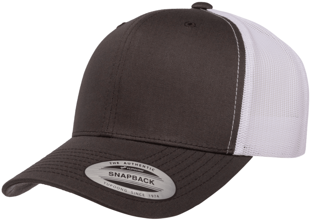 Yupoong Hats Charcoal/White / OSFA Yupoong Classics Retro Trucker Cap - 2 Tone