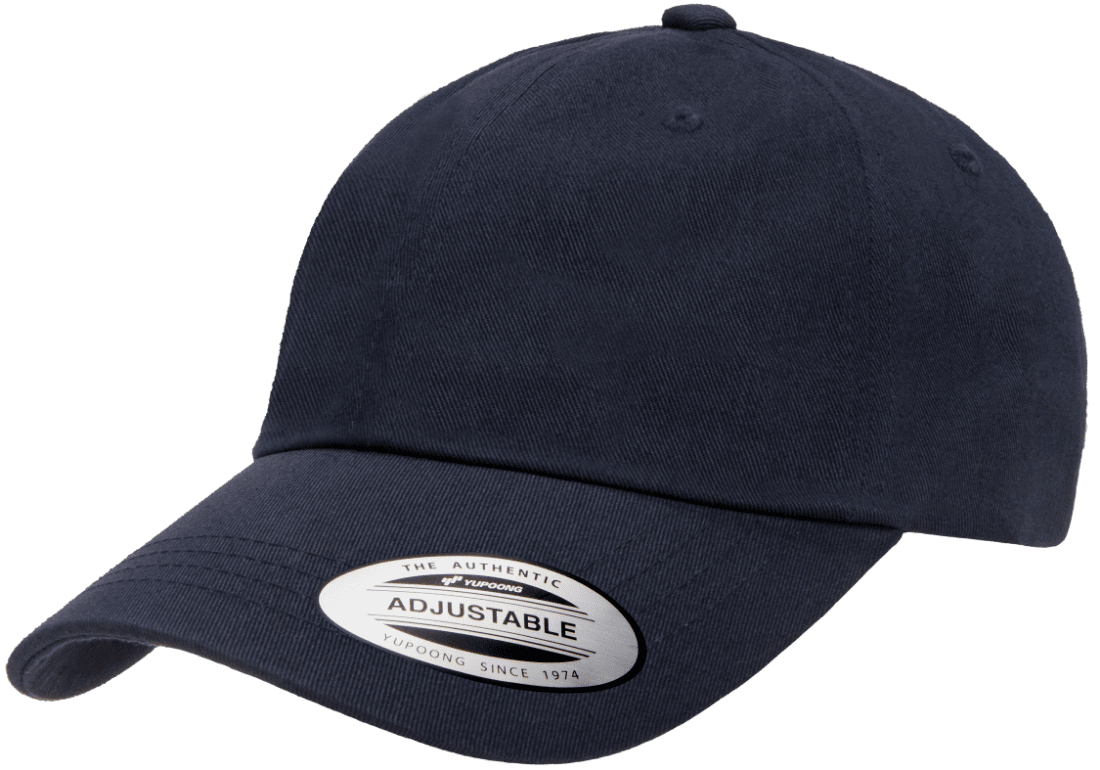 Yupoong Hats Navy / OSFA Yupoong Low Profile Cotton Twill Dad Hat