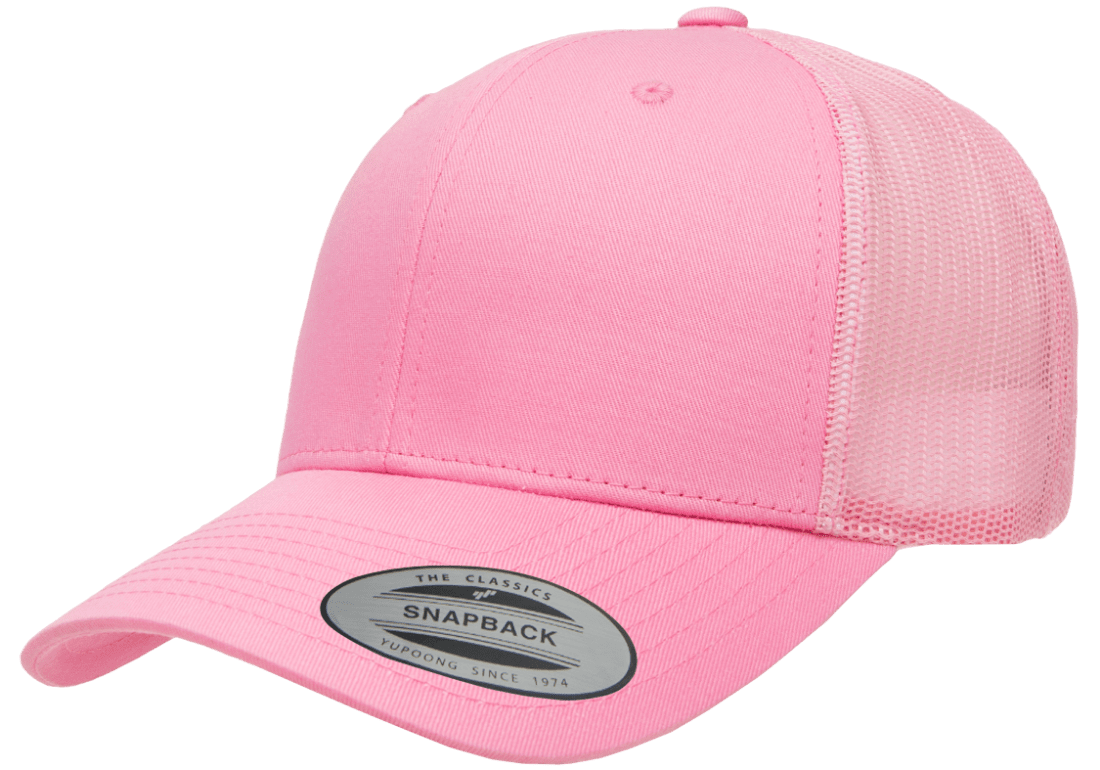 Yupoong Hats Pink / OSFA Yupoong Classics Retro Trucker Cap