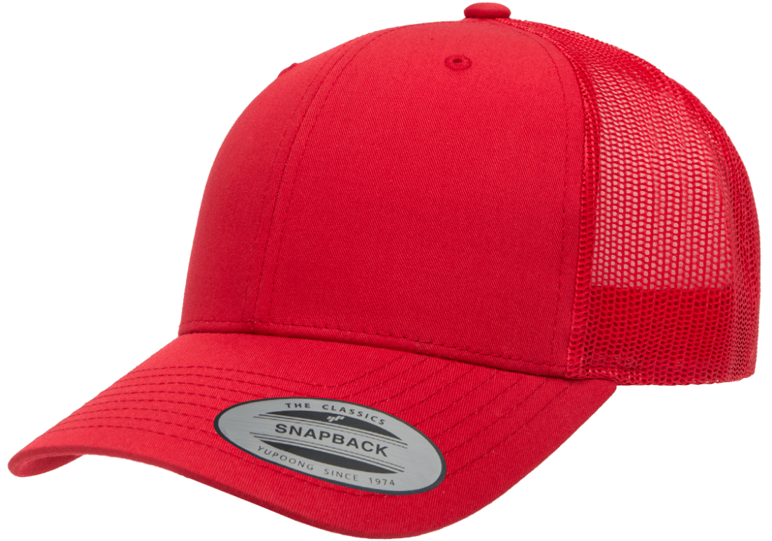 Yupoong classic retro trucker top hat