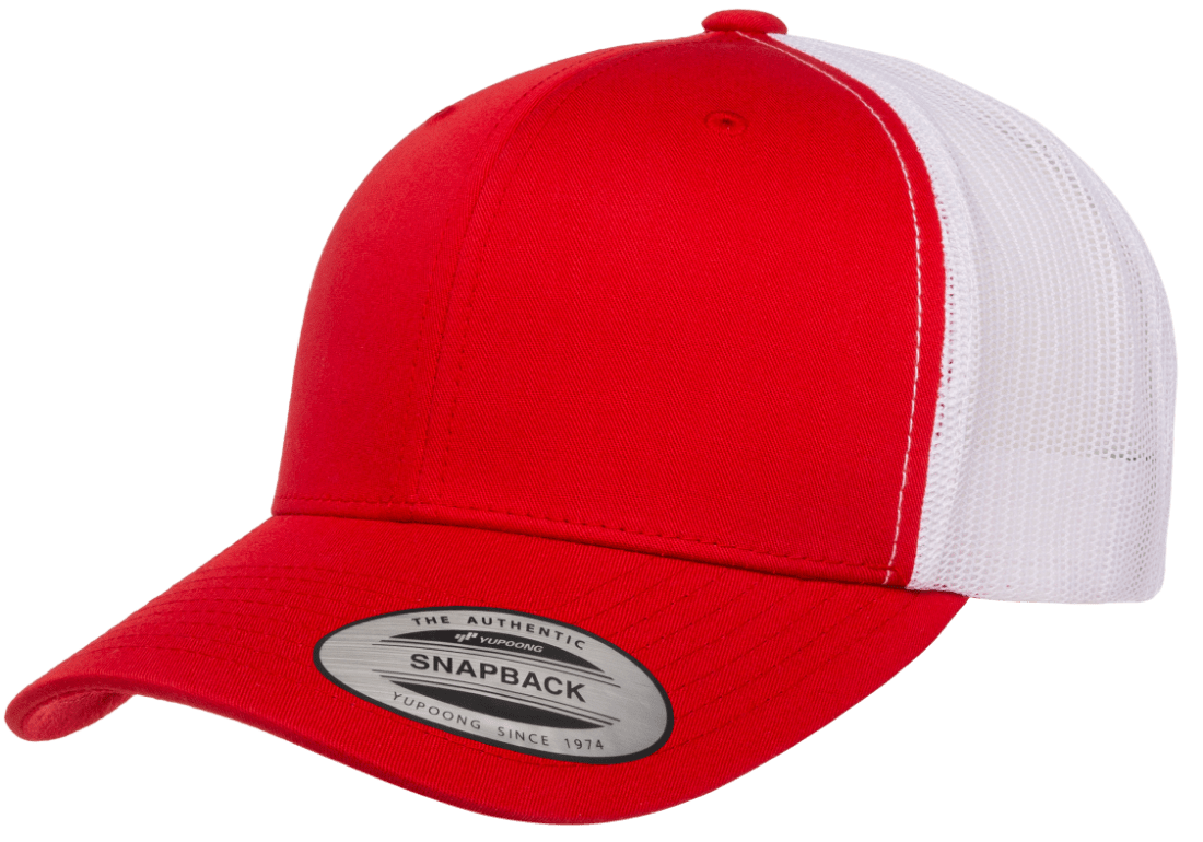 Yupoong Hats Red/White / OSFA Yupoong Classics Retro Trucker Cap - 2 Tone