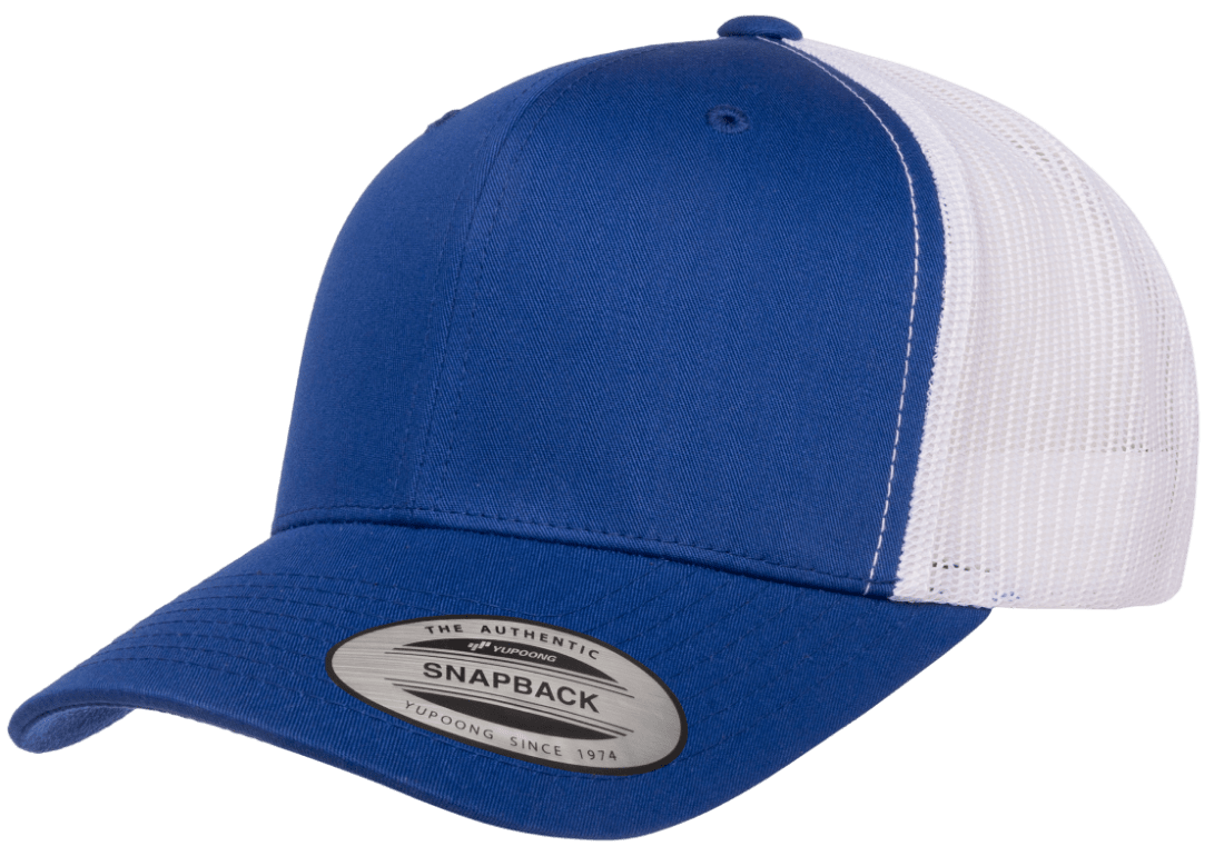 Yupoong Hats Royal/White / OSFA Yupoong Classics Retro Trucker Cap - 2 Tone