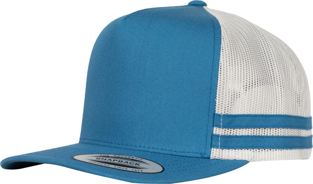Yupoong Hats Steel Blue/Silver / OSFA Yupoong Stripe Cap