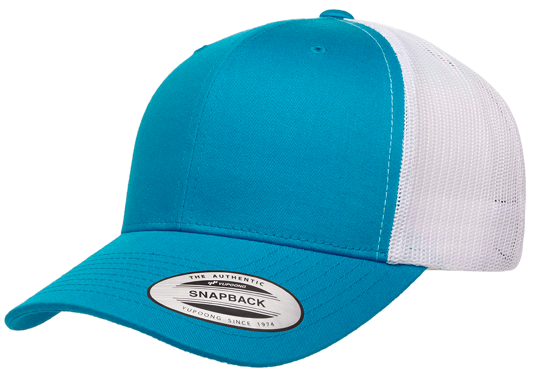 Yupoong Hats Turquoise/White / OSFA Yupoong Classics Retro Trucker Cap - 2 Tone