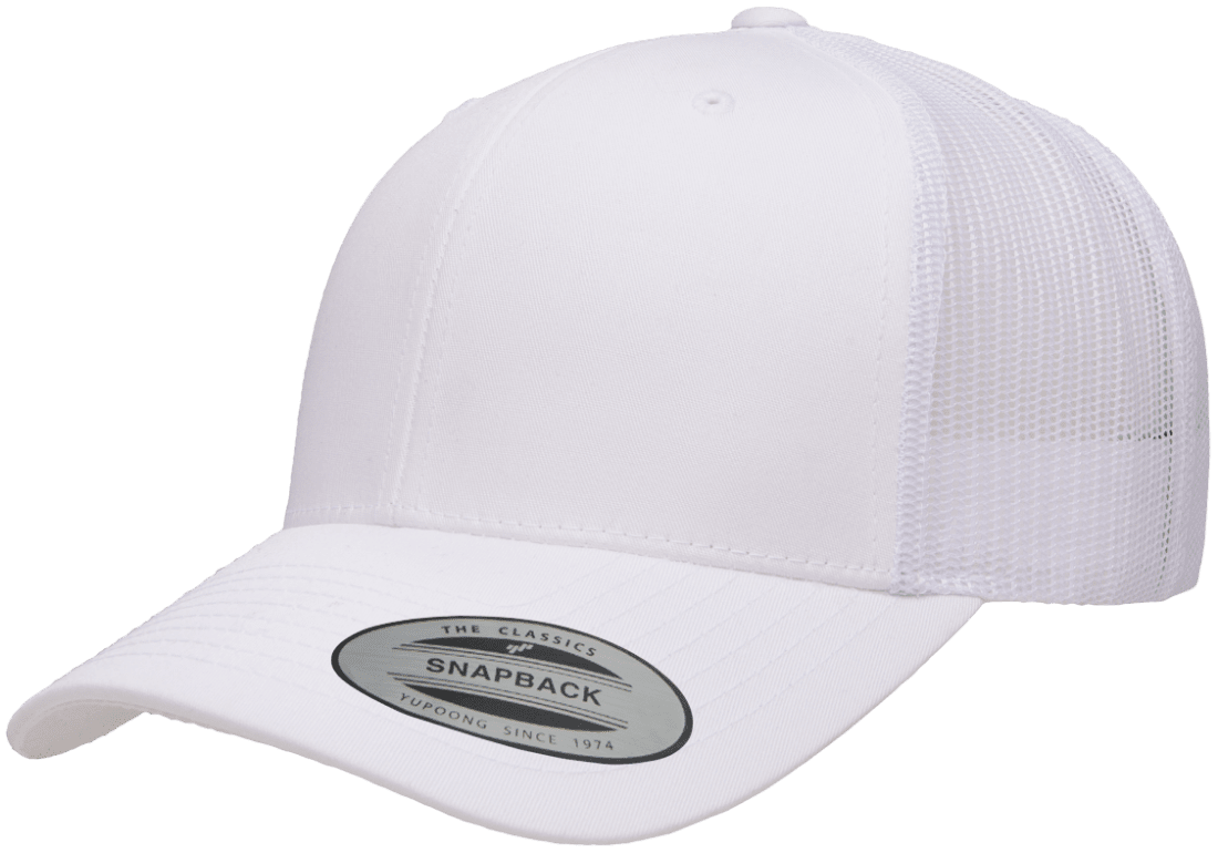Yupoong Hats White / OSFA Yupoong Classics Retro Trucker Cap